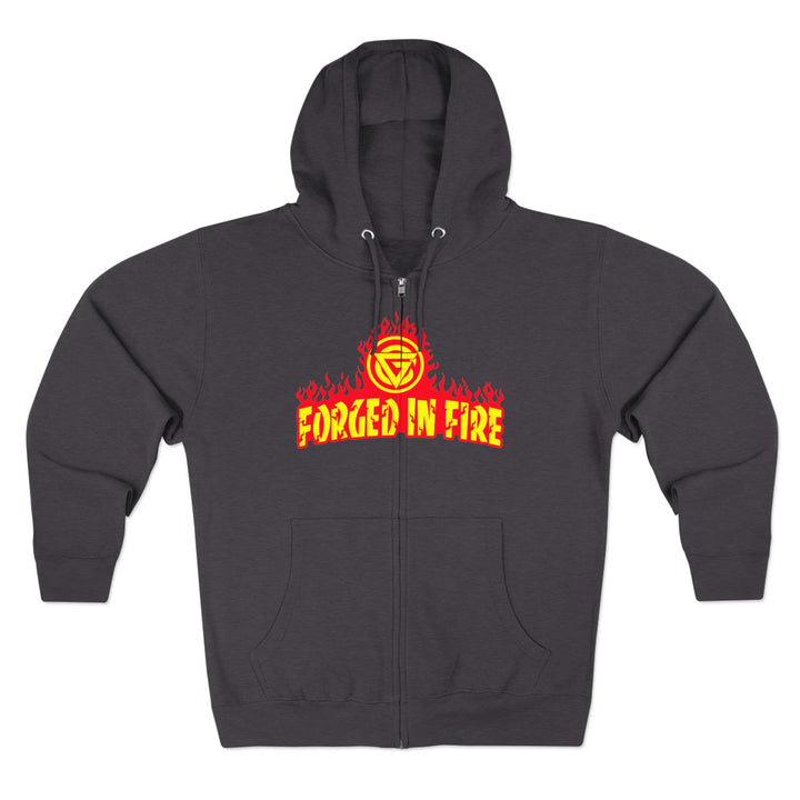 CG SAMURAI MASK RED GOLD /FORGED IN FIRE ZIP UP