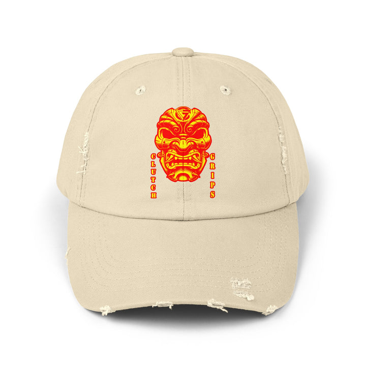 CG SAMURAI MASK ORANGE RED CAP
