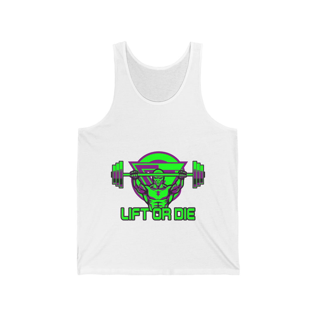 ENTER THE MAC PURPLE GREEN TANK/LIFT OR DIE