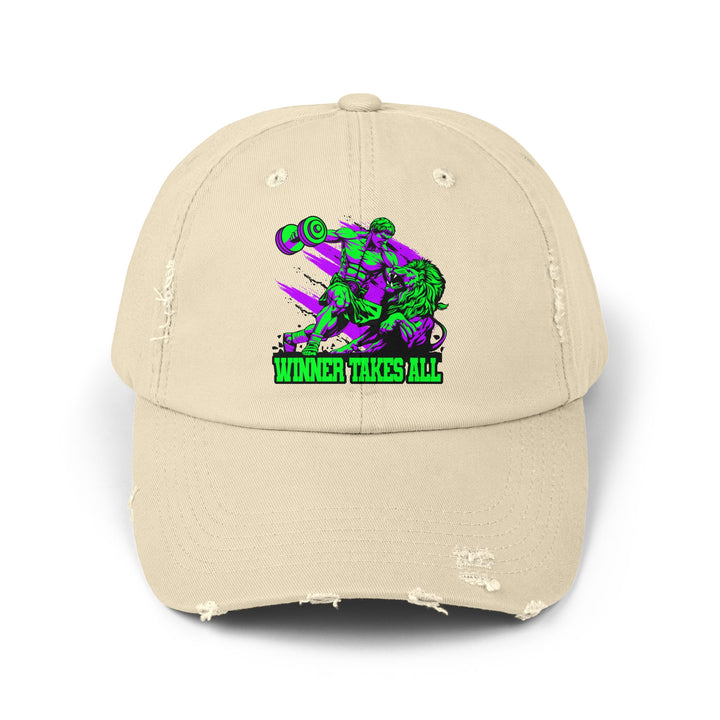 COLISEUM MAC VS LION PURPLE GREEN /WINNER TAKES ALL CAP