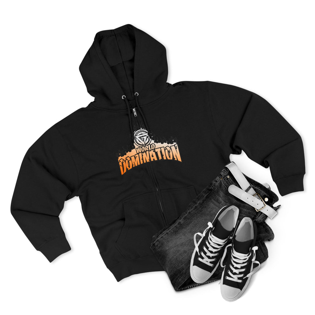 CG LIGHTNING KING ORANGE WHITE FADE/LIFT OR DIE ZIP UP