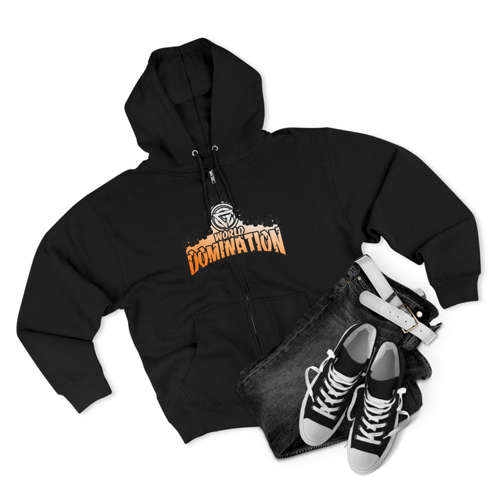 CG LIGHTNING KING ORANGE WHITE FADE/LIFT OR DIE ZIP UP