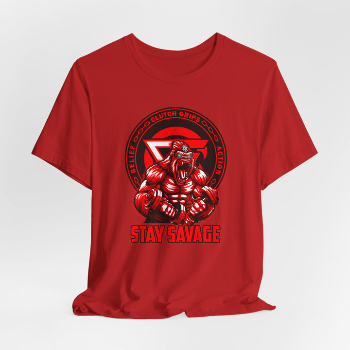 CG ALPHA RED WHITE /STAY SAVAGE