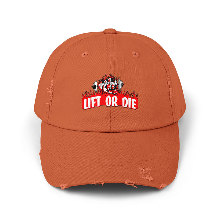 CG FIRE & FIST RED WHITE BLACK/LIFT OR DIE CAP