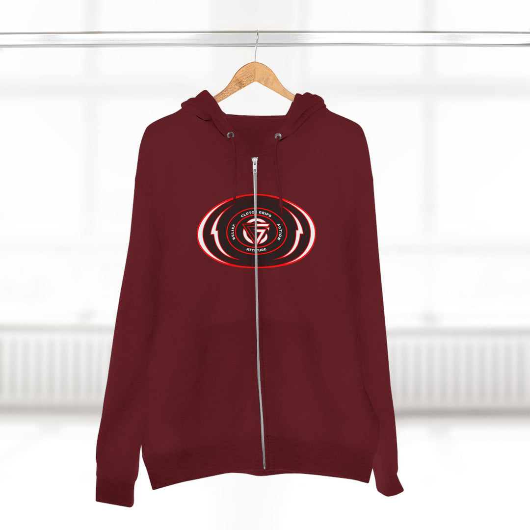 CG ENTER THE MAC RED WHITE/CLUTCHGRIPS ZIP UP