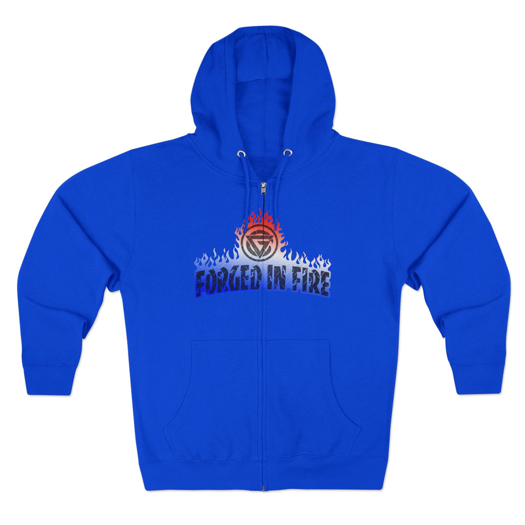 CG AMERICAN WARRIORS RED WHITE BLUE FADE /AMERICAN SAVAGE ZIP UP