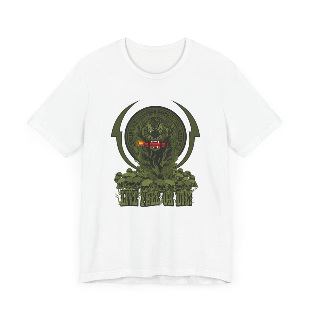 DYNAMITE TIGER ARMY GREEN /LIVE FREE OR DIE