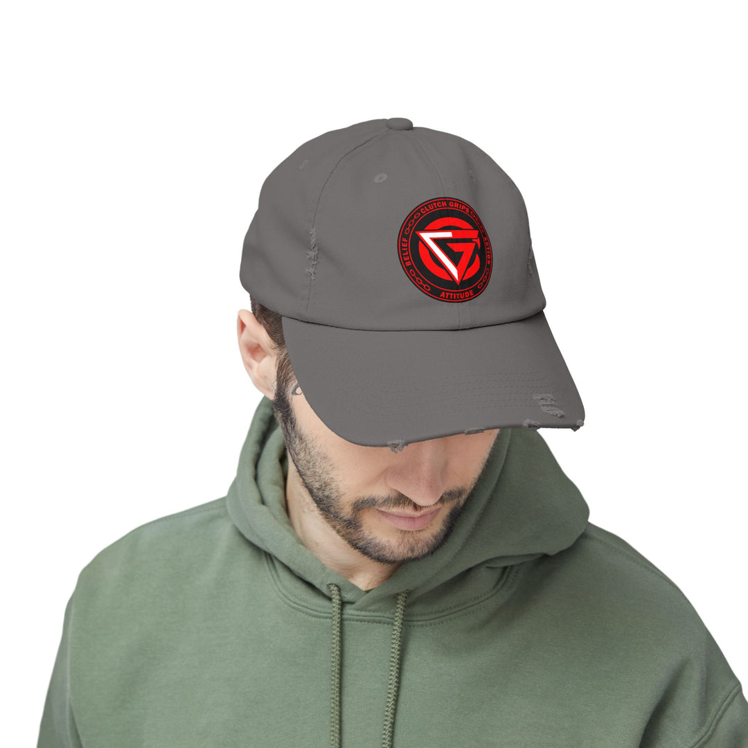 CG LOGO RED WHITE BLACK CAP