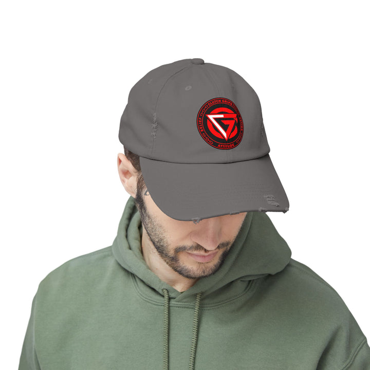 CG LOGO RED WHITE BLACK CAP