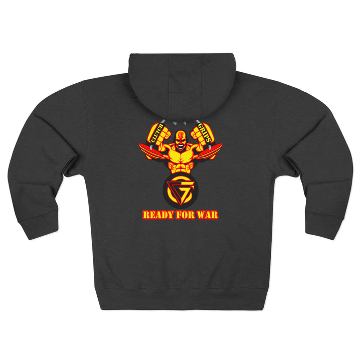 MAC SNAP GOLD RED /READY FOR WAR ZIP UP