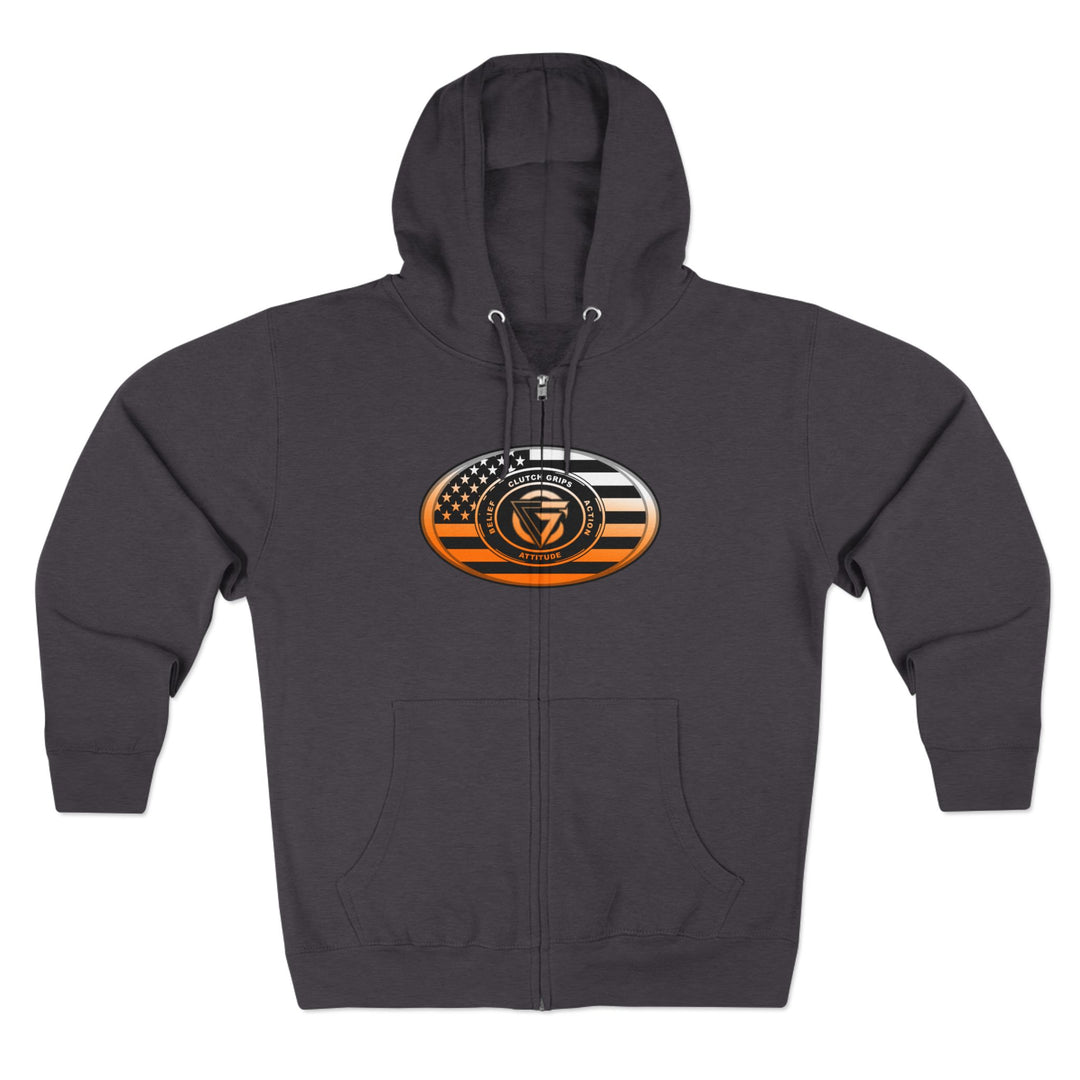 SAMURAI MAC ORANGE WHITE/AMERICAN SAVAGE ZIP UP