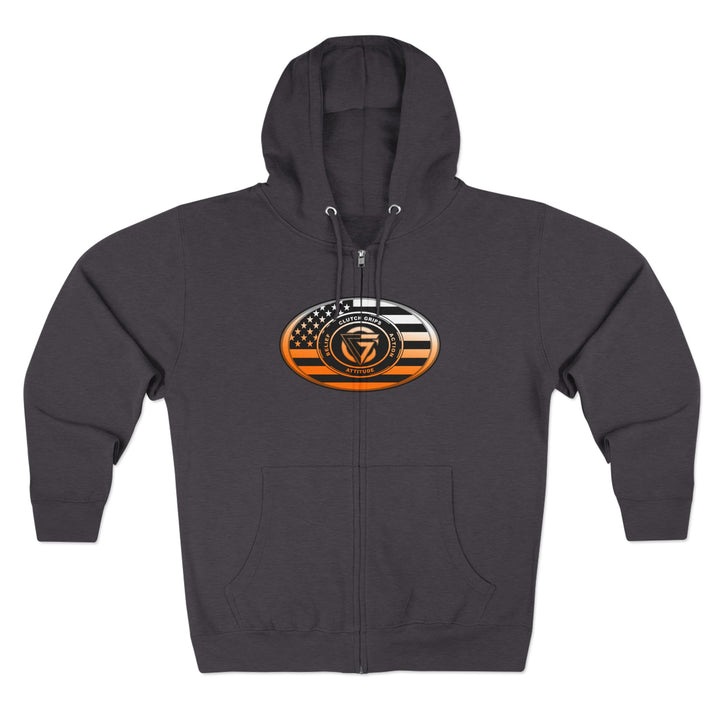 SAMURAI MAC ORANGE WHITE/AMERICAN SAVAGE ZIP UP