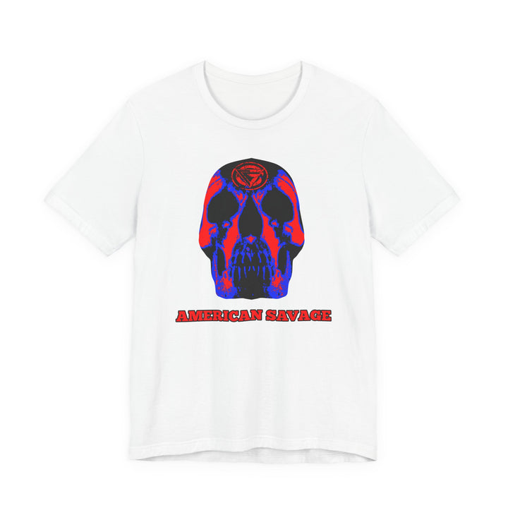 SKULLATOR RED BLUE /AMERICAN SAVAGE