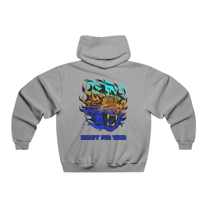TIGER FLAME BLUE ORANGE AQUA/READY FOR WAR