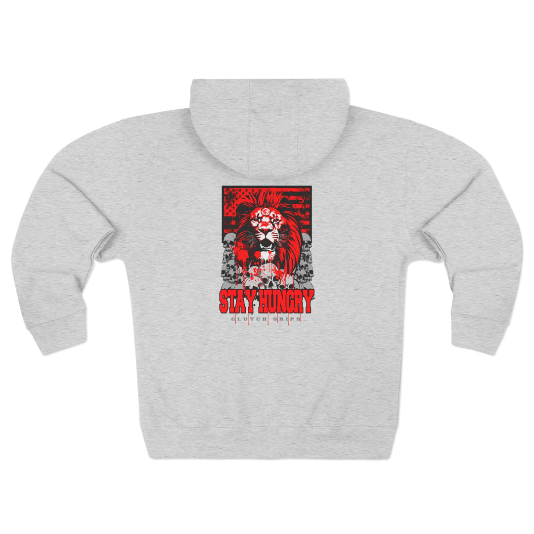 CG LION HEART RED BLACK/STAY HUNGRY ZIP UP