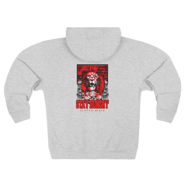CG LION HEART RED BLACK/STAY HUNGRY ZIP UP