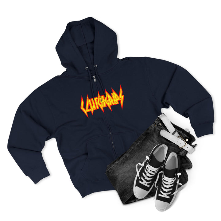 CG ANGRY DOG GOLD RED /LIFT OR DIE ZIP UP