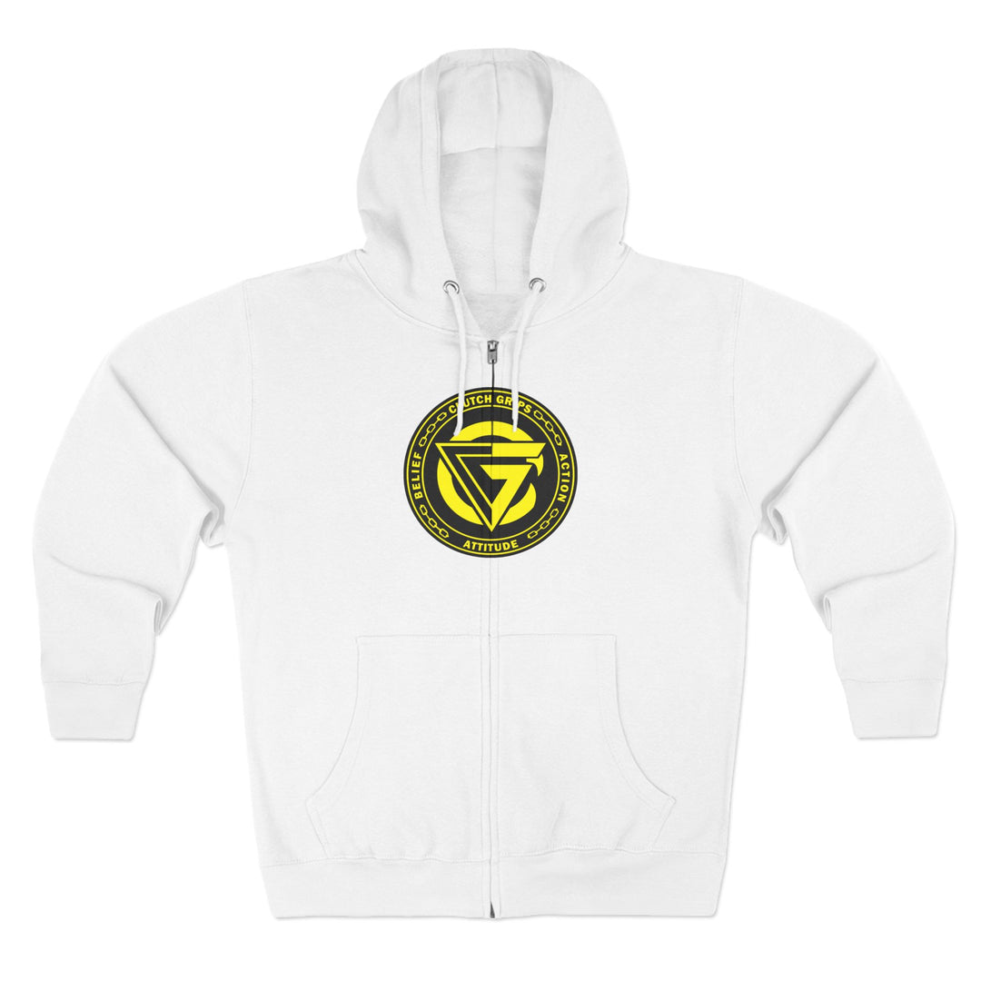 LIONHEART YELLOW BLACK /STAY SAVAGE ZIP UP