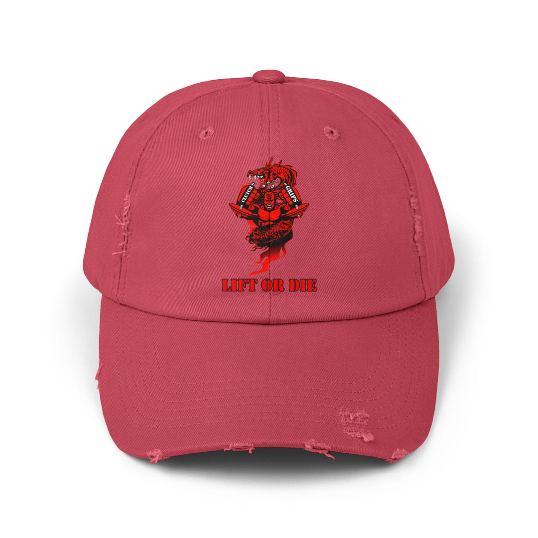 MAC DRAGON BARBELL SNAP RED/LIFT  OR DIE CAP