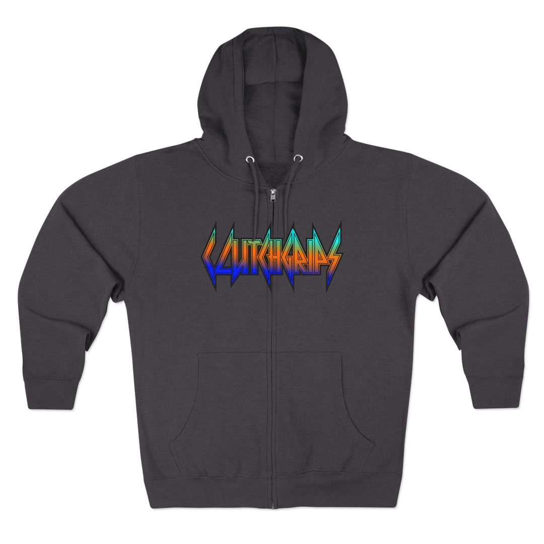 CG SERPENT SLAYER BLUE ORANGE AQUA /DONT BE A BITCH ZIP UP