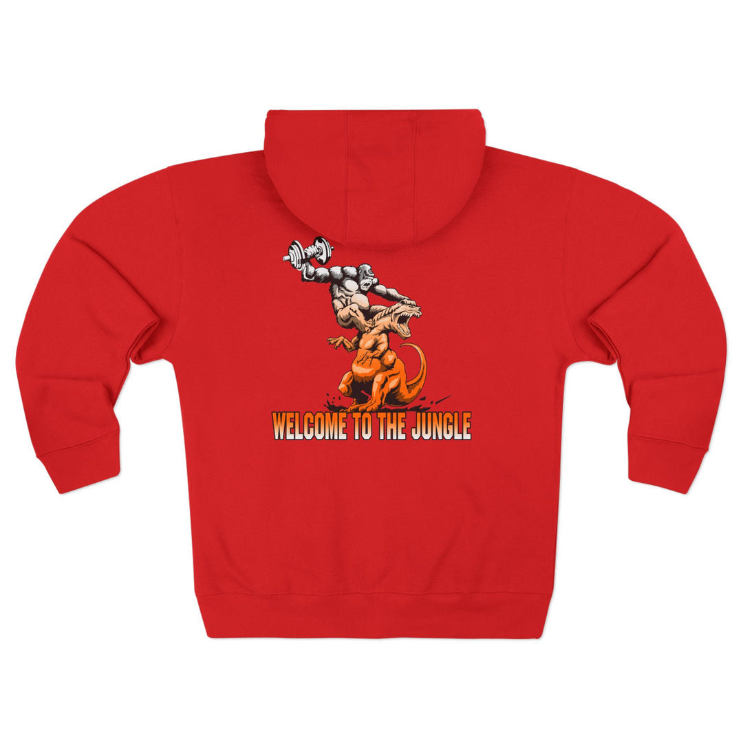 CG APE VS ZILLA 2ND FIGHT ORANGE WHITE FADE /WELCOME TO THE JUNGLE ZIP UP