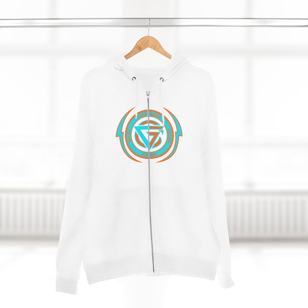 CG COLISEUM MAC VS LION MIAMI COLORS /FORGED IN FIRE ZIP UP