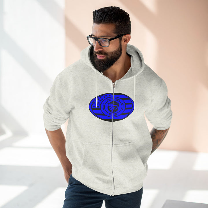 MAC WICK LIFT BLUE CG FLAG /LIFT OR DIE ZIP UP