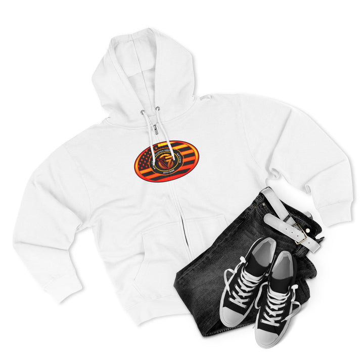 CG TIGER VS TIGER ORANGE RED FADE /CLUTCHGRIPS ZIP UP