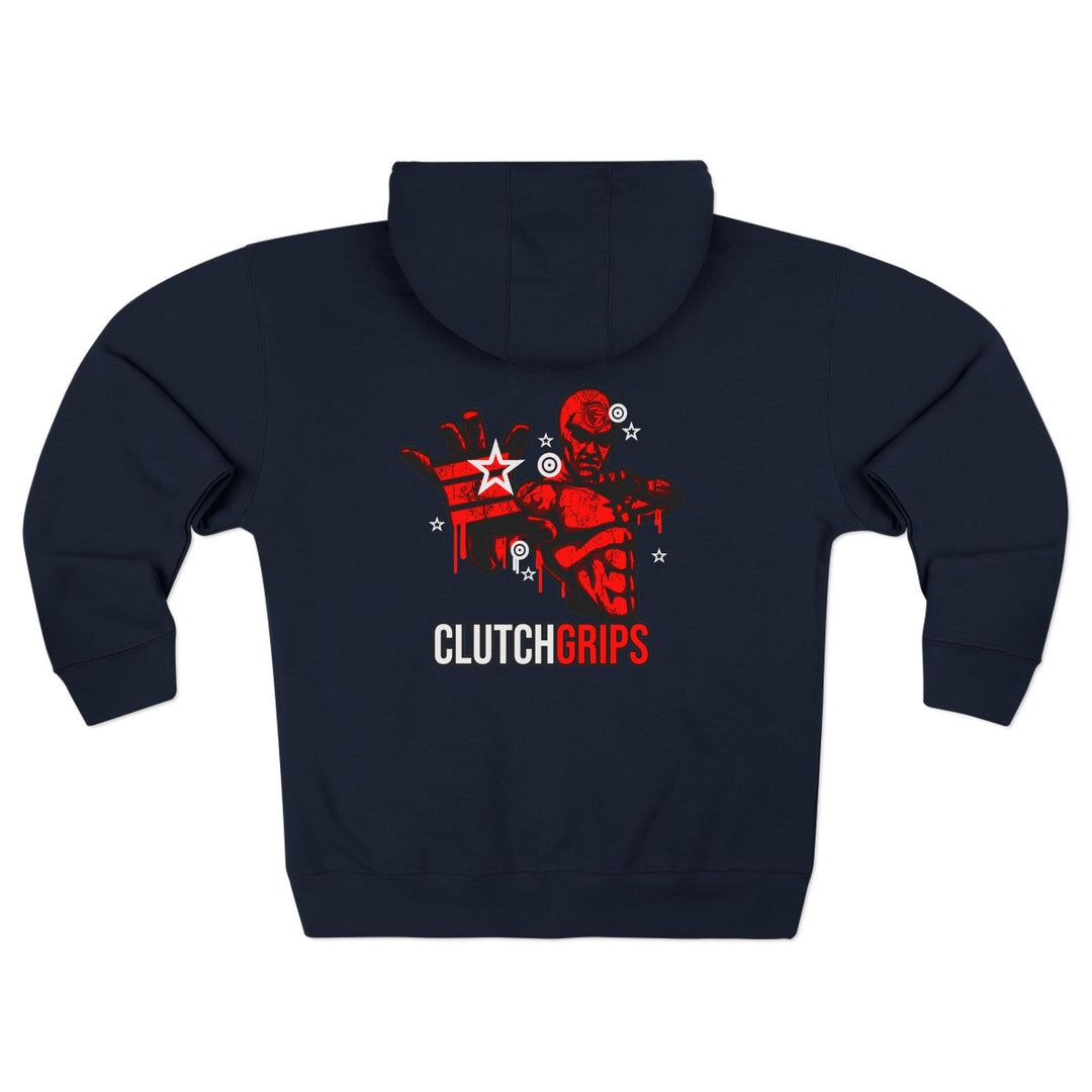 CG MASTER FLASH RED BLACK WHITE /CLUTCHGRIPS ZIP UP