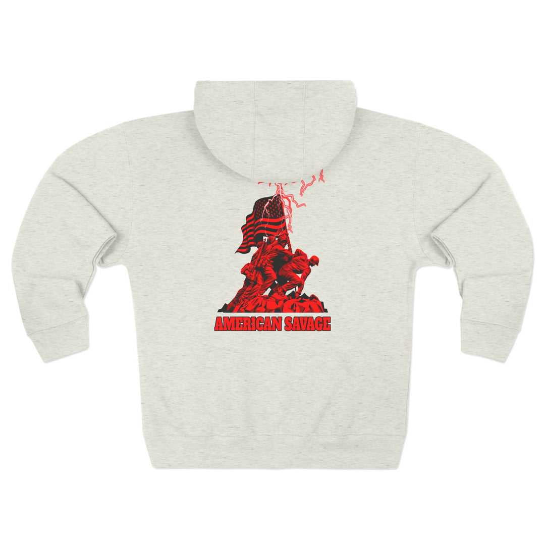 CG EZ RIDER  RED BLACK/AMERICAN SAVAGE ZIP UP