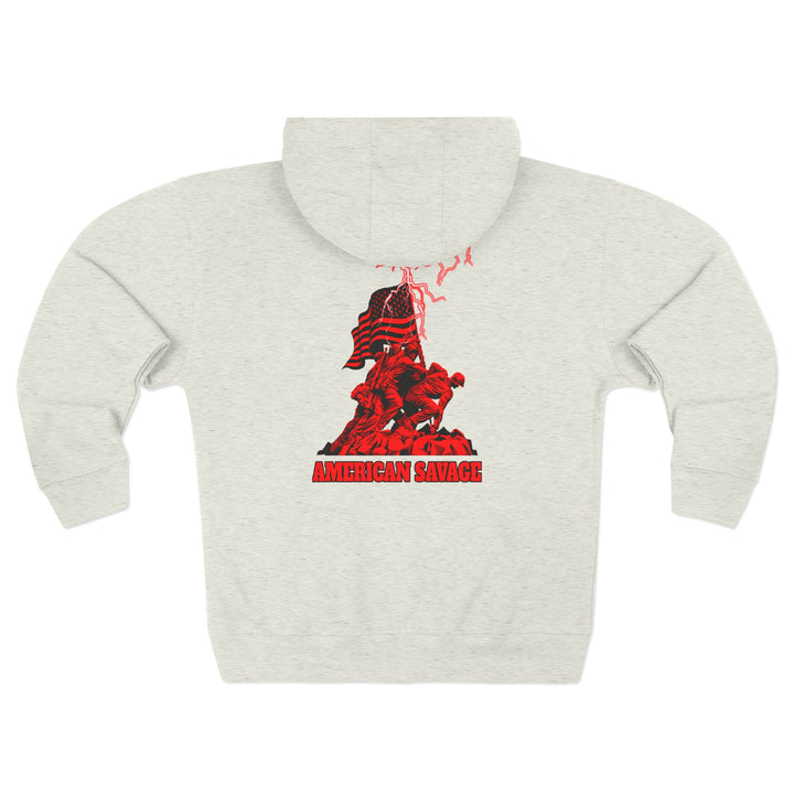 CG EZ RIDER  RED BLACK/AMERICAN SAVAGE ZIP UP