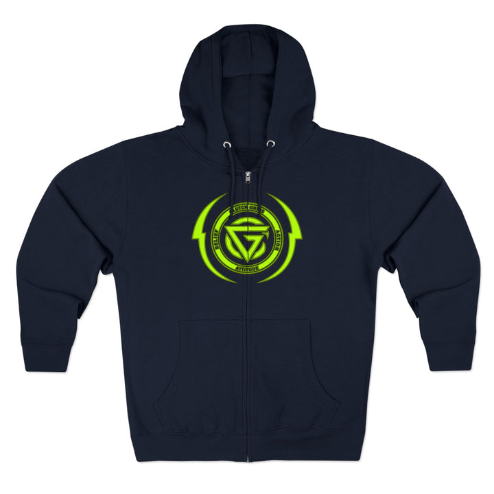 CG MAC BRAVE HYPER GREEN/LIFT OR DIE ZIP UP