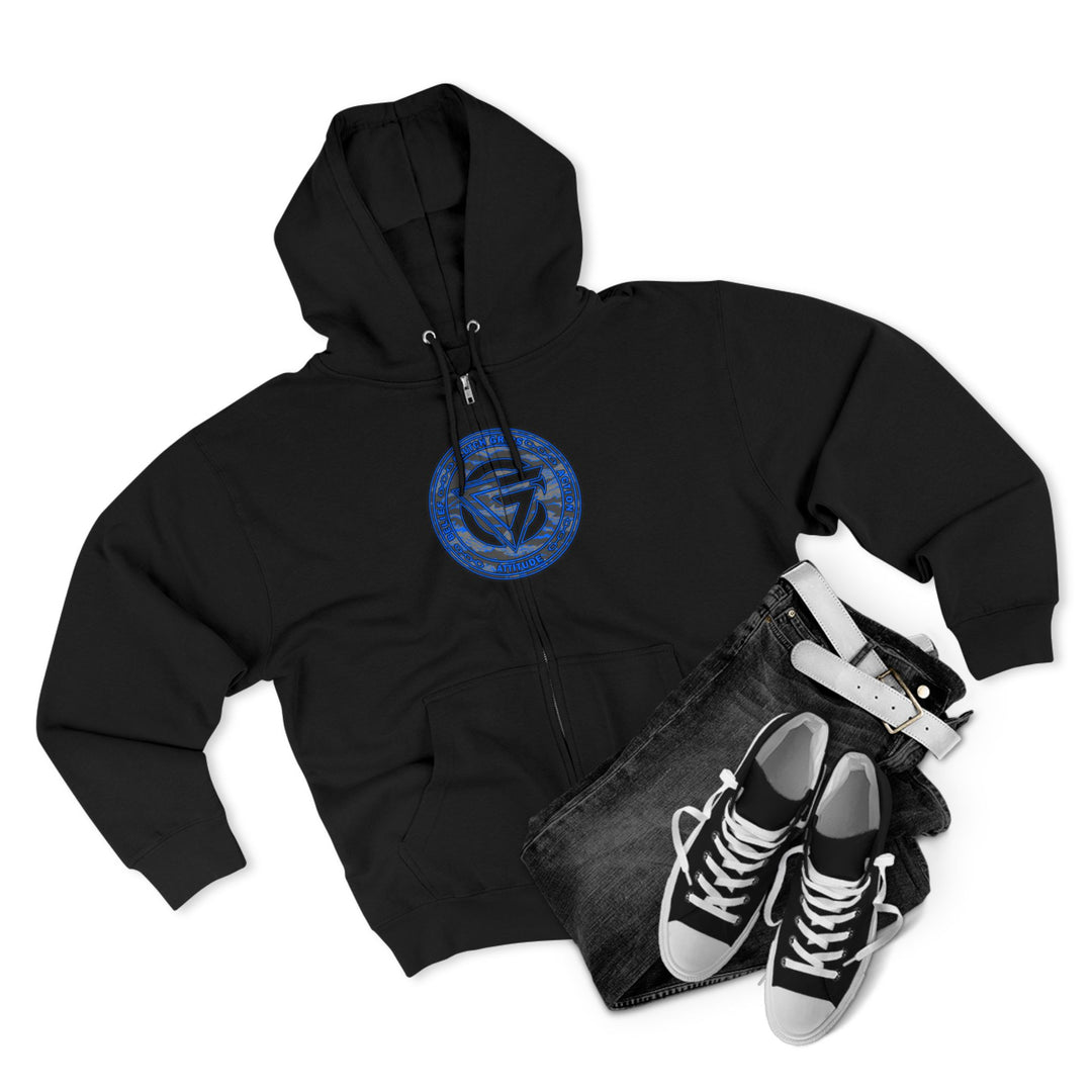 CG ANGRY DOG CAMO BLUE /STAY SAVAGE /ZIP UP