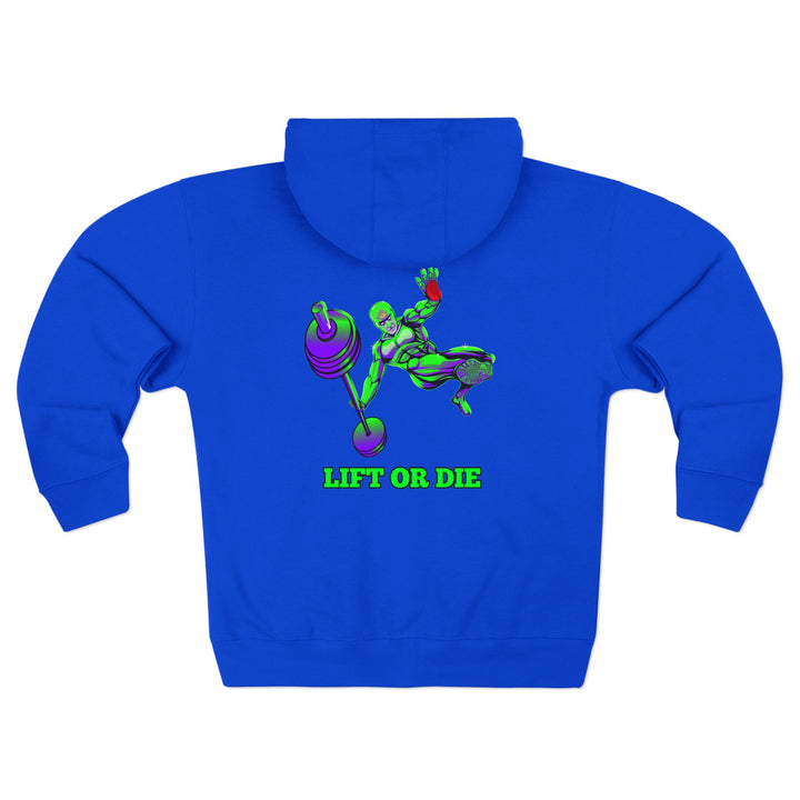 CG MAC JUMP PURPLE GREEN/LIFT OR DIE ZIP UP