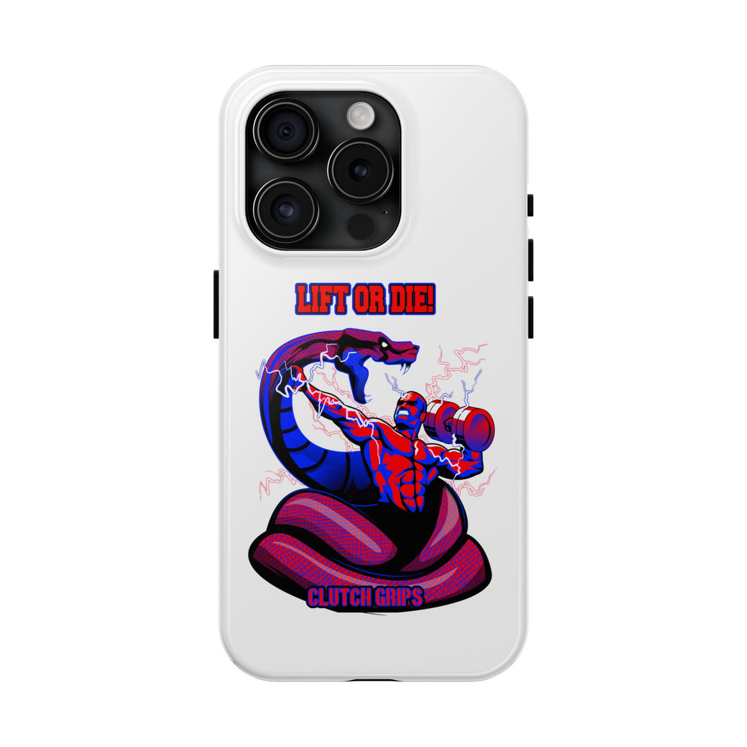 MAC VS SNAKE PHONE CASE RED BLUE /LIFT OR DIE