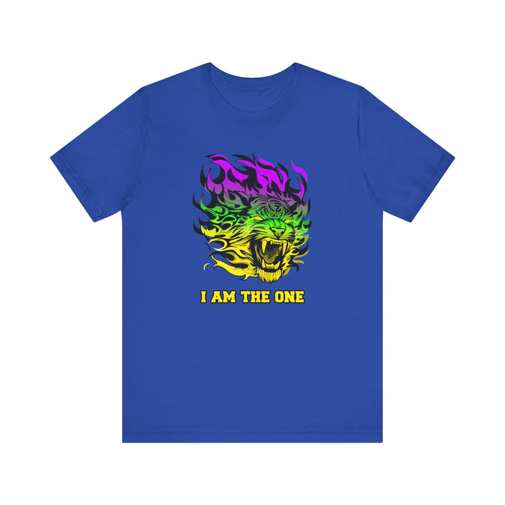 TIGER FLAME YELLOW GREEN PURPLE FADE/I AM THE ONE