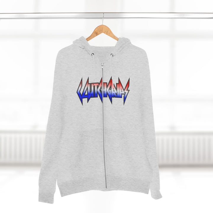 MAC VS SNAKE RED WHITE BLUE FADE /LIFT OR DIE ZIP UP