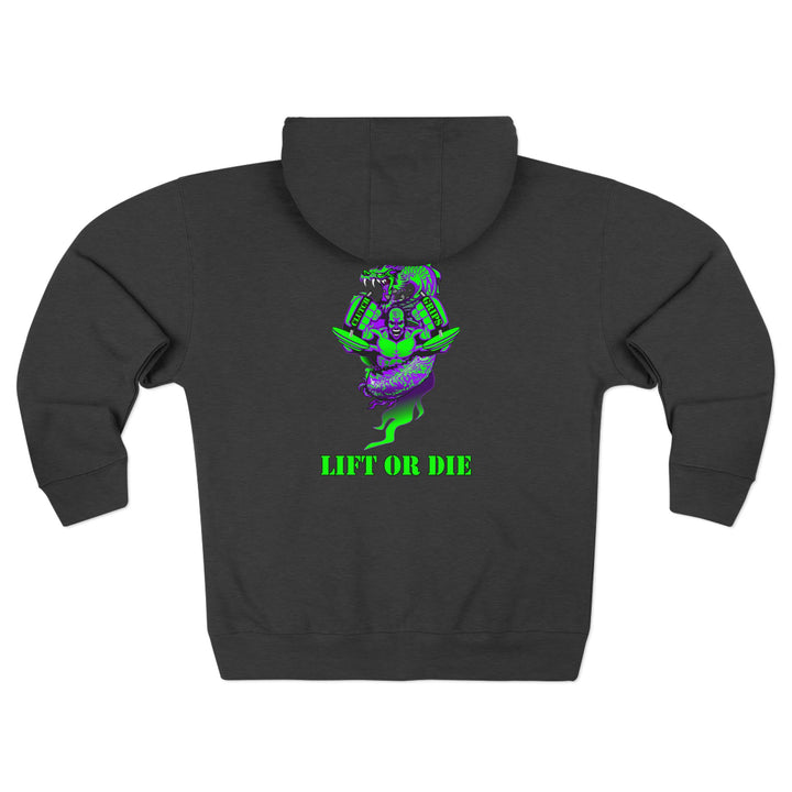 MAC DRAGON SNAP PURPLE GREEN /LIFT OR DIE ZIP UP