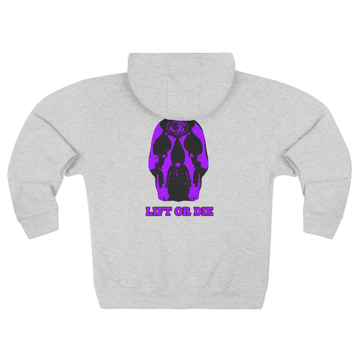 CG SKULL PURPLE/LIFT OR DIE ZIP UP