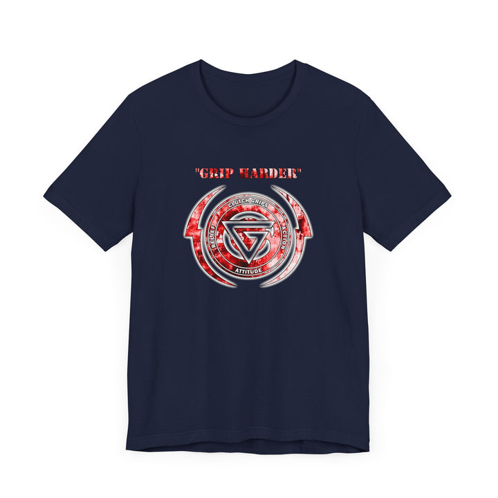 CG DOUBLE BOLT LOGO BLOOD SPATTER/GRIP HARDER