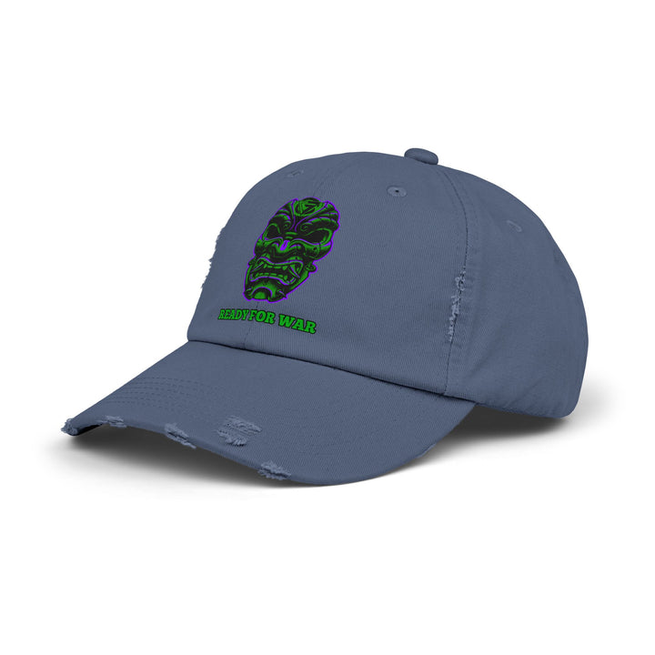 CG SAMURAI MASK PURPLE GREEN /READY FOR WAR CAP