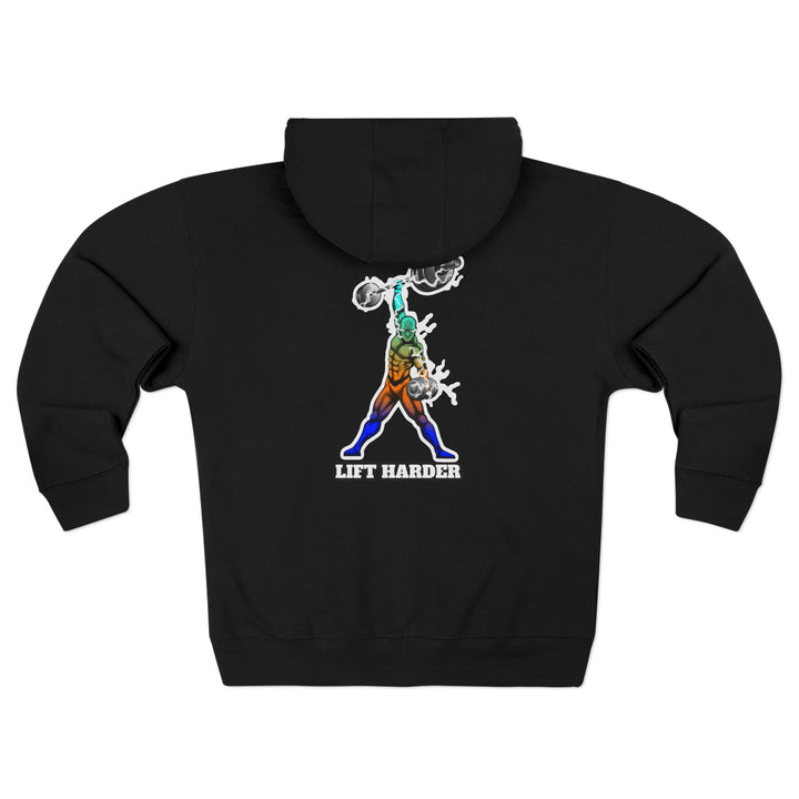 MAC POWER LIFT BLUE ORANGE AQUA FADE /LIFT HARDER ZIP UP