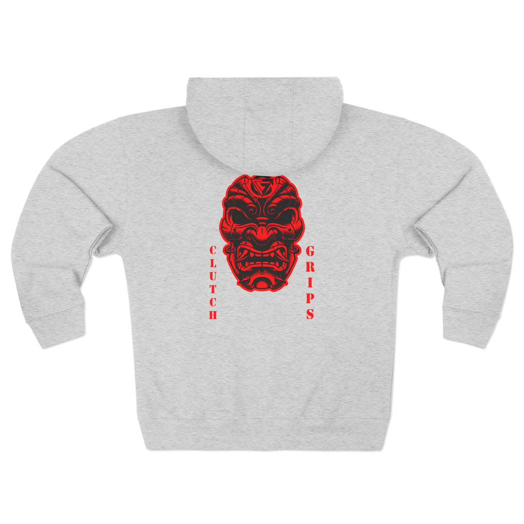 SAMURAI-MAC MASKRED BLACK/CLUTCHGRIPS  ZIP UP