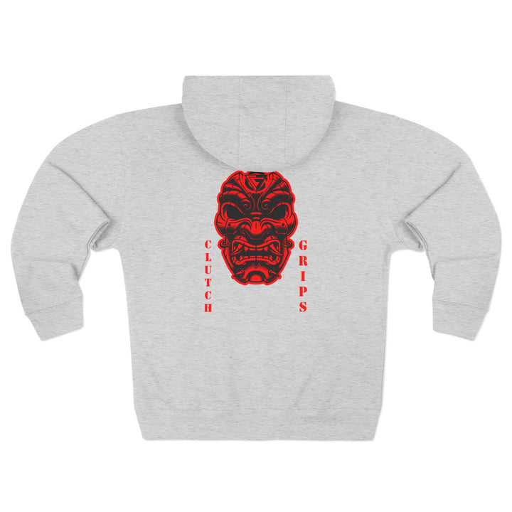 SAMURAI-MAC MASKRED BLACK/CLUTCHGRIPS  ZIP UP