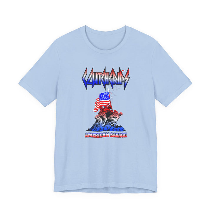 CG PATRIOT FREEDOM SHIRT RED WHITE BLUE FADE /AMERICAN SAVAGE