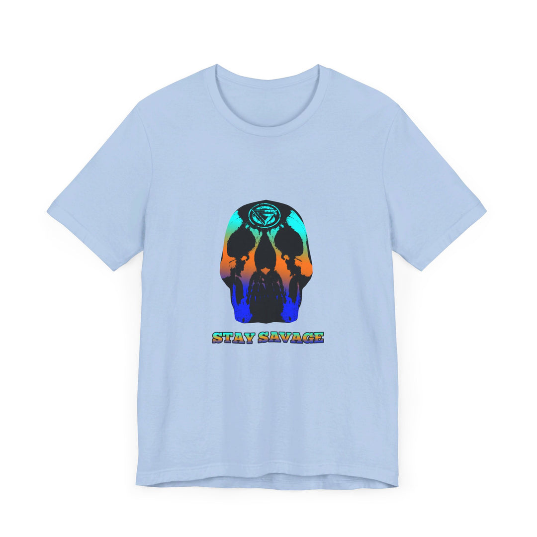 SKULLATOR BLUE ORANGE AQUA  /STAY SAVAGE