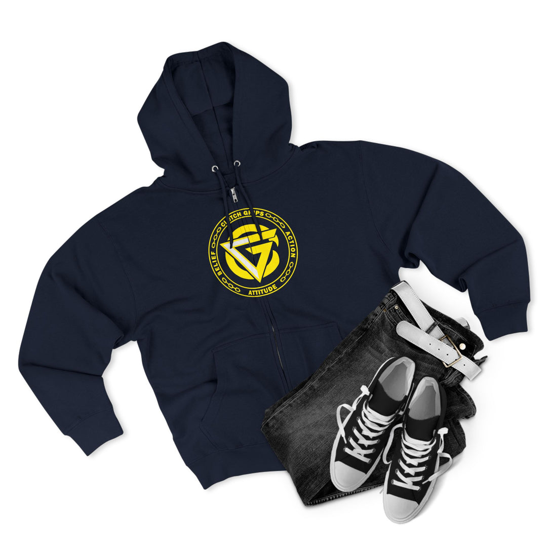 CG TIGER VS TIGER YELLOW BLACK /WELCOME TO THE JUNGLE ZIP UP