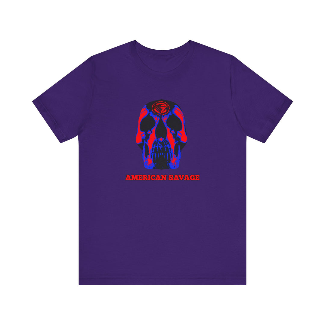 SKULLATOR RED BLUE /AMERICAN SAVAGE
