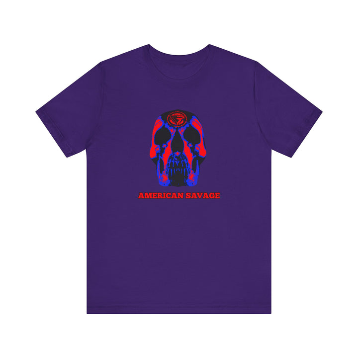 SKULLATOR RED BLUE /AMERICAN SAVAGE