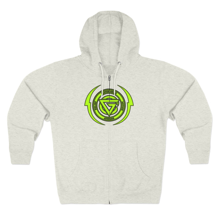 CG MAC BRAVE HYPER GREEN/LIFT OR DIE ZIP UP